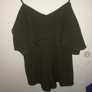 Olive Green Romper